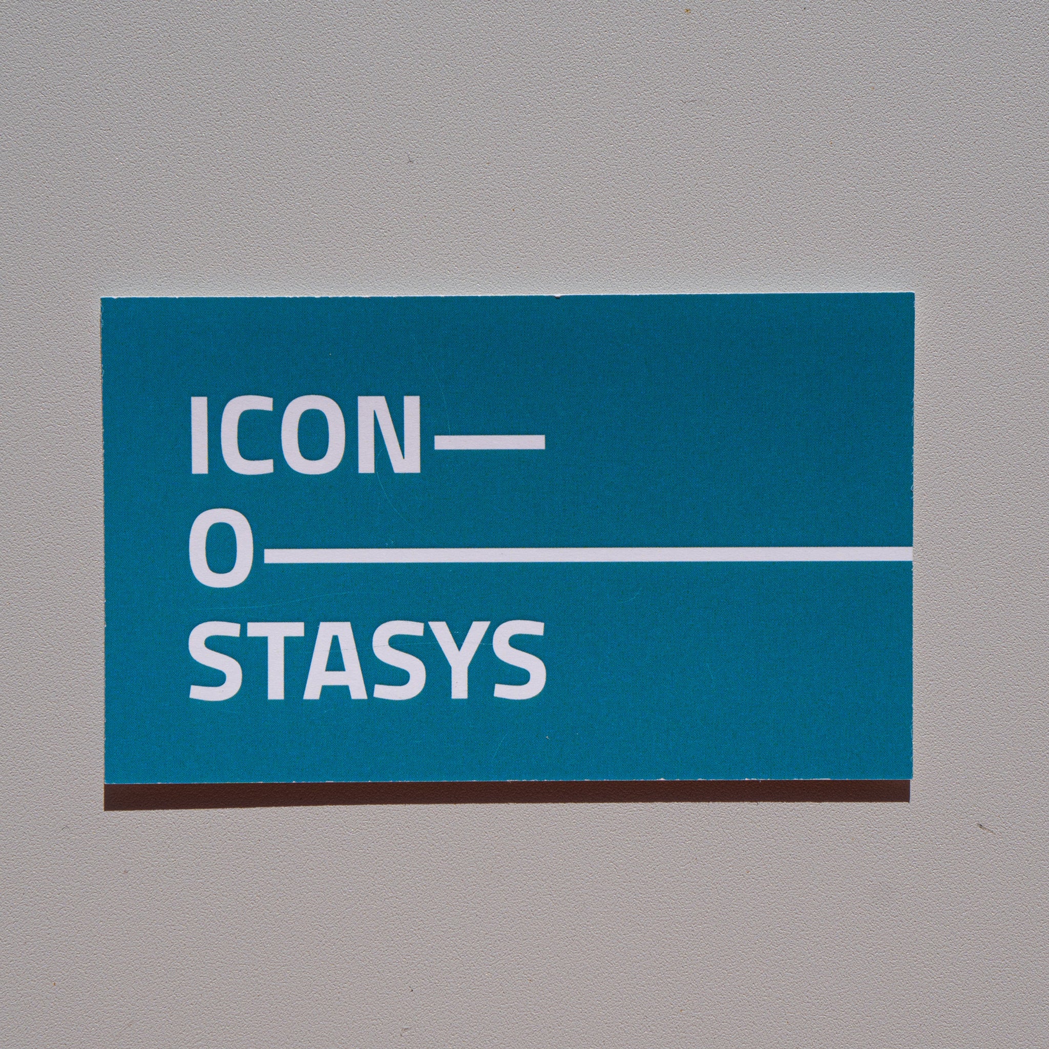 Parodos „ICON-O-STASYS“ informacinė dėžutė