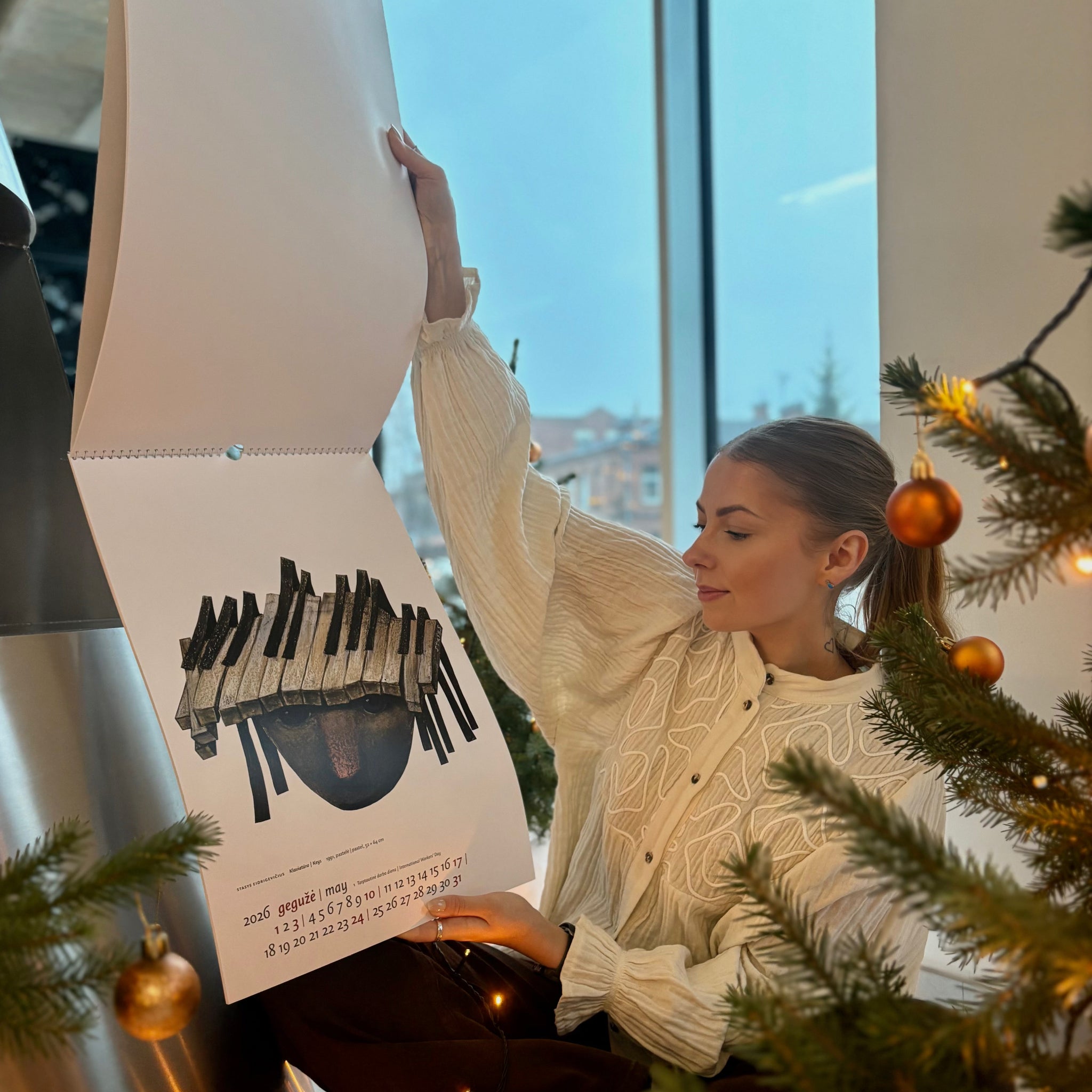 Stasys Eidrigevičius 2026 kalendorius „Muzikai"